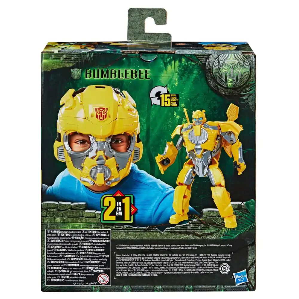 Transformers: Rise of the Beasts 2-in-1 Roleplay Mask / Action Figure Bumblebee 23 cm product photo