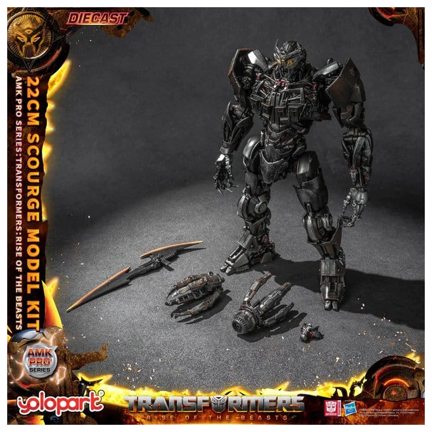 Transformers: Rise of the Beasts AMK Pro Series Model Kit Scourge (Oversea Version) 22 cm product photo