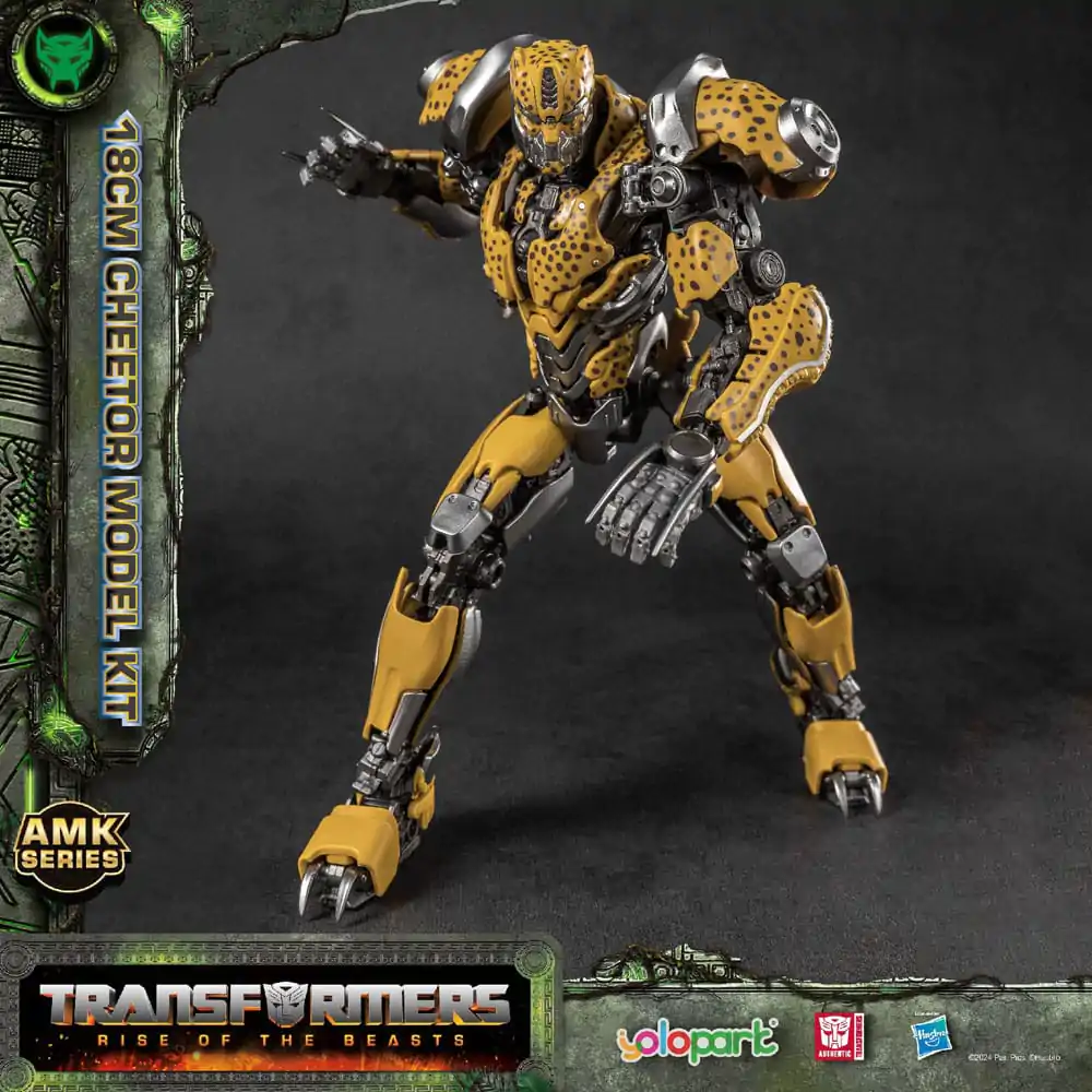 Transformers: Rise of the Beasts AMK Series Plastic Model Kit Cheetor 22 cm termékfotó