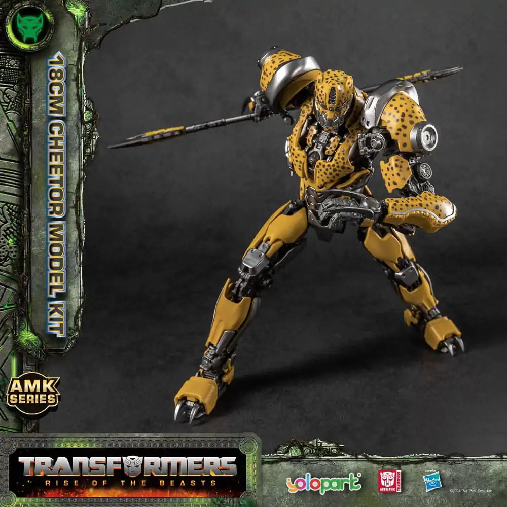 Transformers: Rise of the Beasts AMK Series Plastic Model Kit Cheetor 22 cm termékfotó