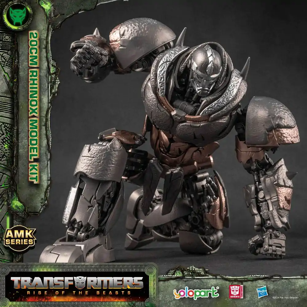 Transformers: Rise of the Beasts AMK Series Plastic Model Kit Rhinox 20 cm product photo