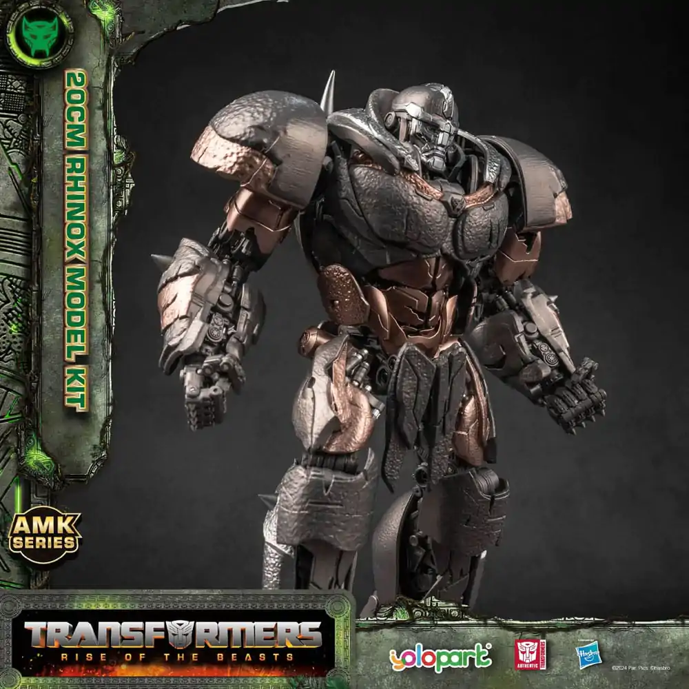 Transformers: Rise of the Beasts AMK Series Plastic Model Kit Rhinox 20 cm product photo
