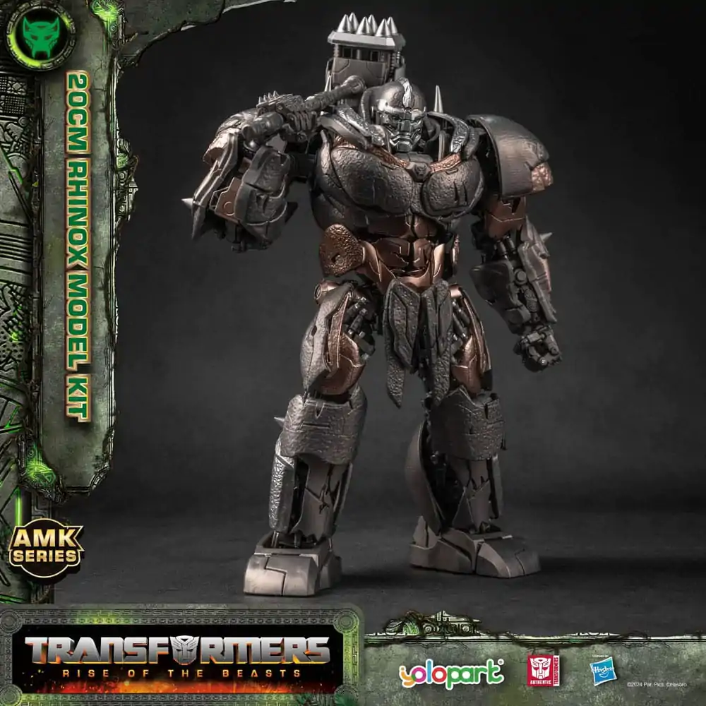 Transformers: Rise of the Beasts AMK Series Plastic Model Kit Rhinox 20 cm product photo
