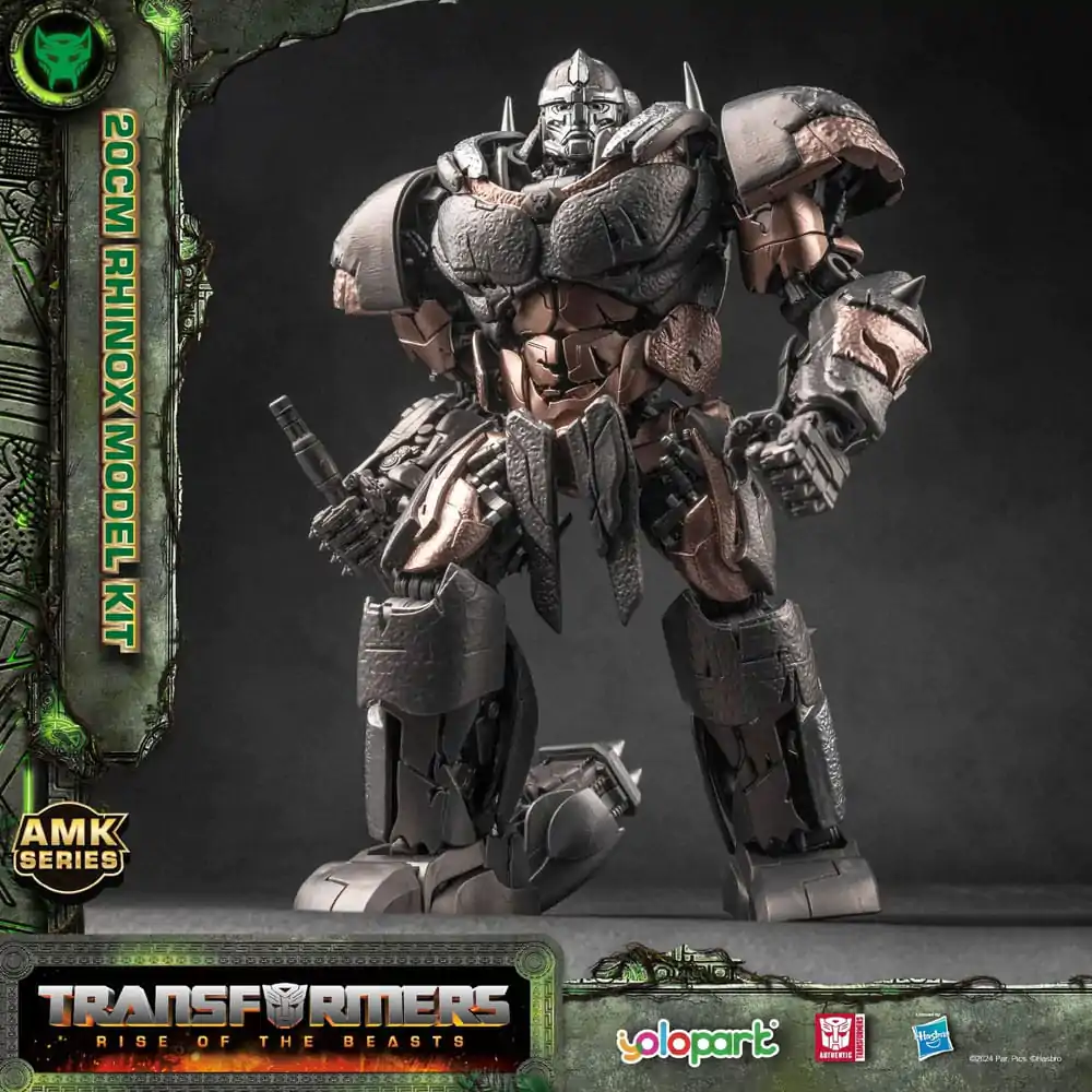 Transformers: Rise of the Beasts AMK Series Plastic Model Kit Rhinox 20 cm product photo