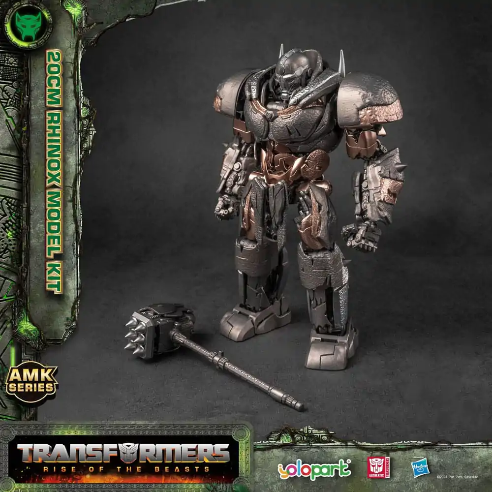 Transformers: Rise of the Beasts AMK Series Plastic Model Kit Rhinox 20 cm product photo