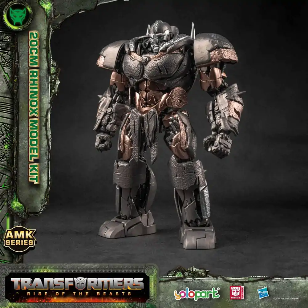 Transformers: Rise of the Beasts AMK Series Plastic Model Kit Rhinox 20 cm product photo