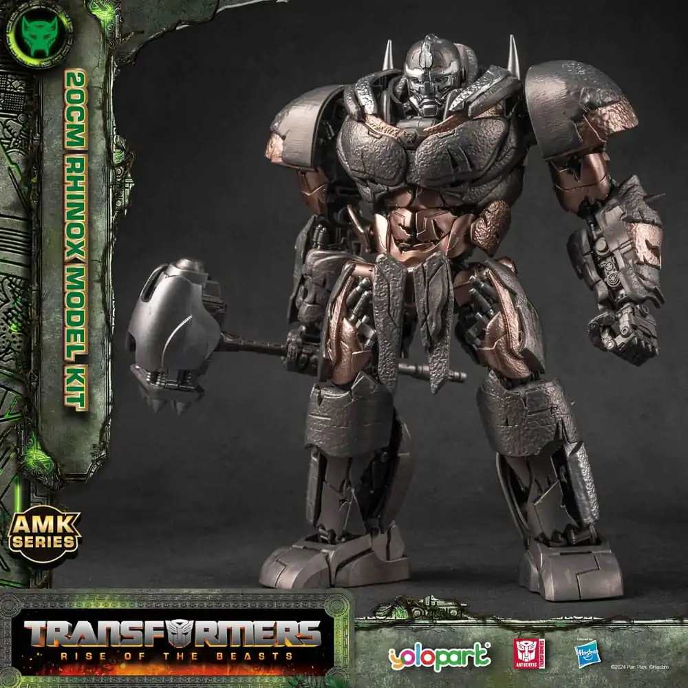 Transformers: Rise of the Beasts AMK Series Plastic Model Kit Rhinox 20 cm product photo