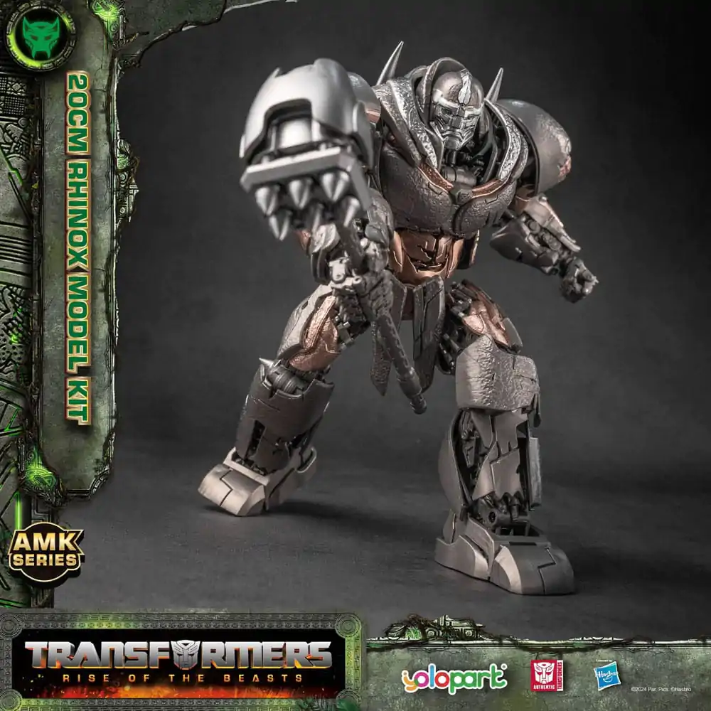 Transformers: Rise of the Beasts AMK Series Plastic Model Kit Rhinox 20 cm product photo