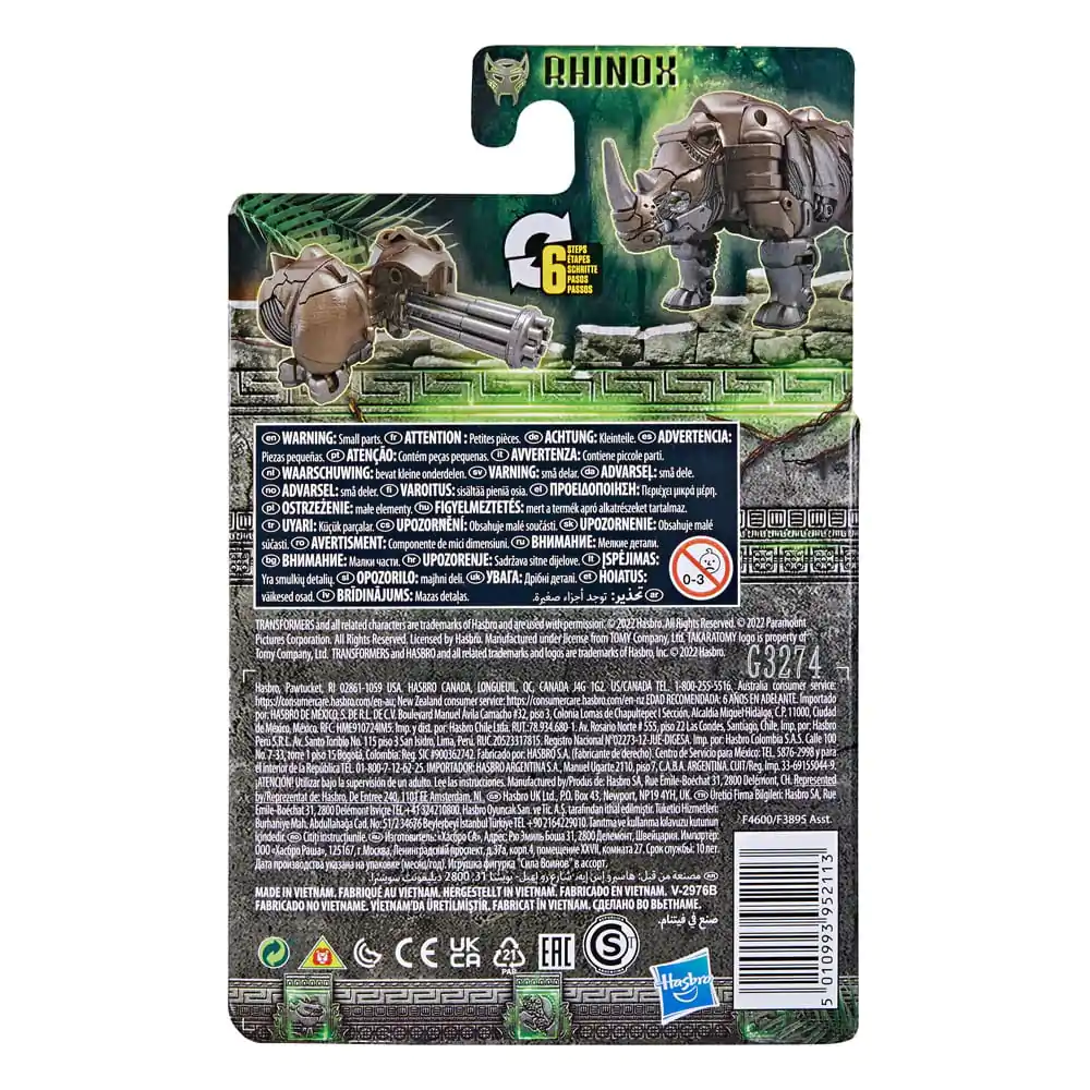 Transformers: Rise of the Beasts Beast Alliance Battle Masters Action Figure Rhinox 8 cm termékfotó