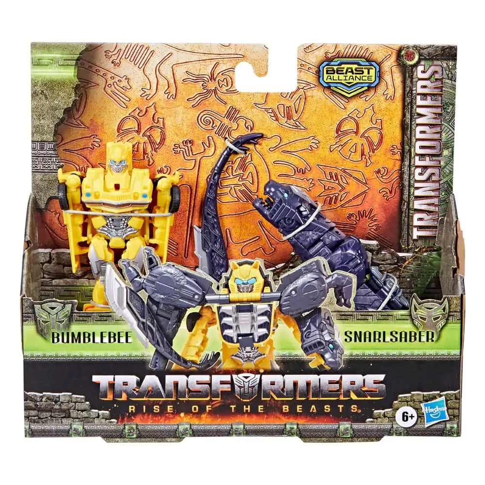 Transformers: Rise of the Beasts Beast Alliance Combiner Action Figure 2-Pack Bumblebee &amp; Snarlsaber 13 cm product photo