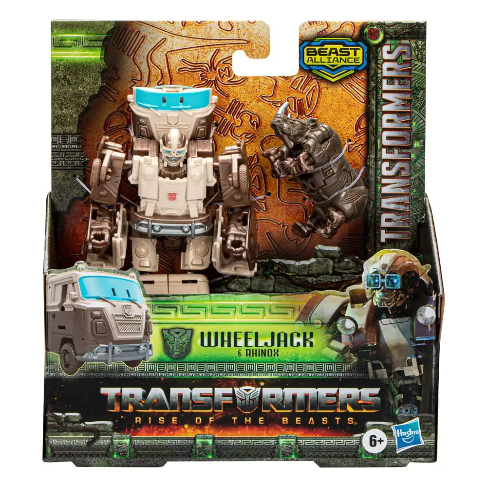 Transformers: Rise of the Beasts Beast Alliance Weaponizer Action Figure 2-Pack Wheeljack with Rhinox 13 cm product photo
