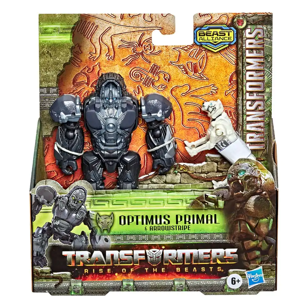 Transformers: Rise of the Beasts Beast Alliance Weaponizer Action Figure 2-Pack Optimus Primal &amp; Arrowstripe 13 cm product photo