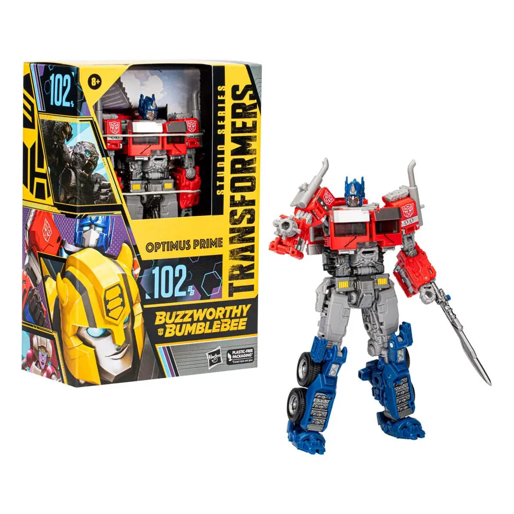 Transformers: Rise of the Beasts Buzzworthy Bumblebee Studio Series Action Figure 102BB Optimus Prime 16 cm product photo