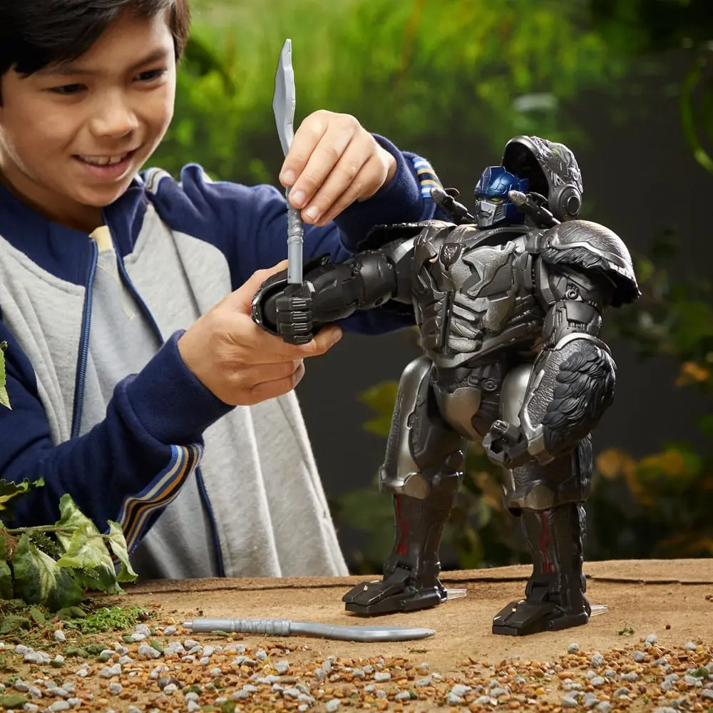 Transformers: Rise of the Beasts Electronic Figure Command &amp; Convert Animatronic Optimus Prime 32 cm product photo