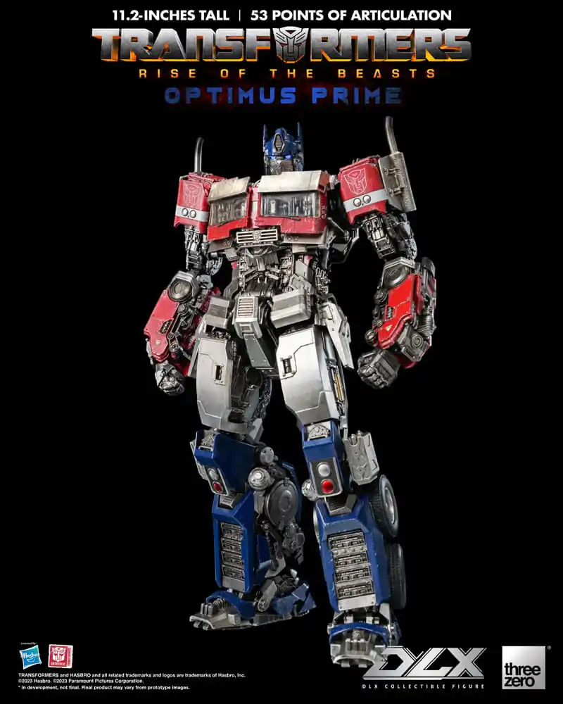 Transformers: Rise of the Beasts DLX Action Figure 1/6 Optimus Prime 28 cm termékfotó