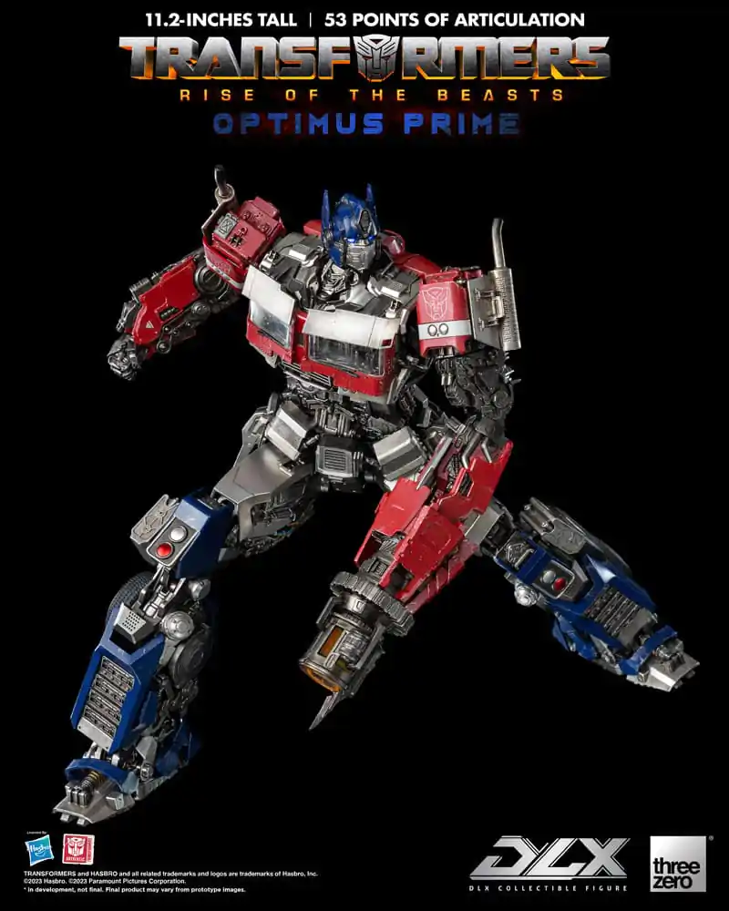 Transformers: Rise of the Beasts DLX Action Figure 1/6 Optimus Prime 28 cm termékfotó