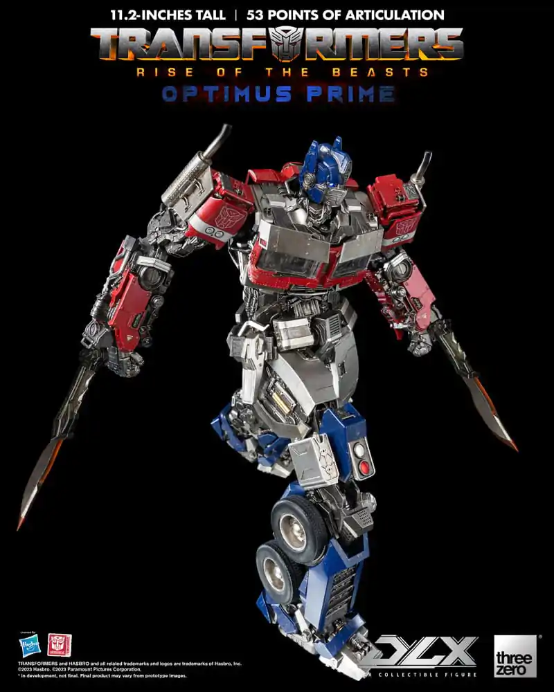 Transformers: Rise of the Beasts DLX Action Figure 1/6 Optimus Prime 28 cm termékfotó