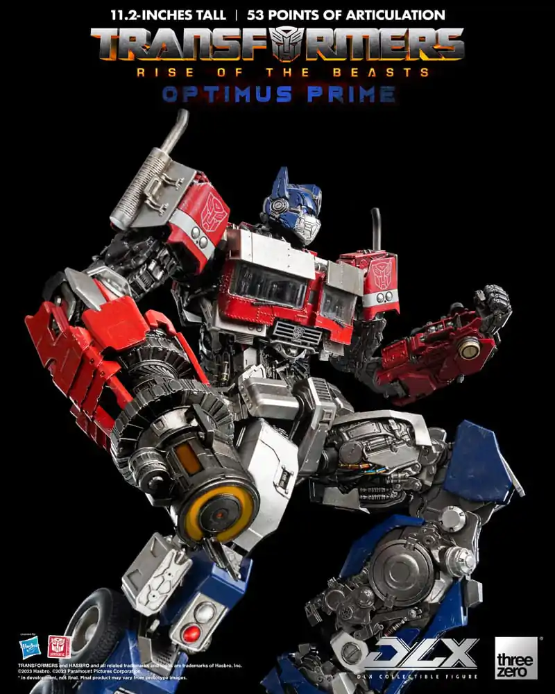 Transformers: Rise of the Beasts DLX Action Figure 1/6 Optimus Prime 28 cm termékfotó