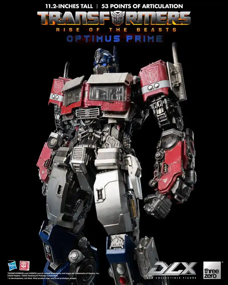 Transformers: Rise of the Beasts DLX Action Figure 1/6 Optimus Prime 28 cm termékfotó