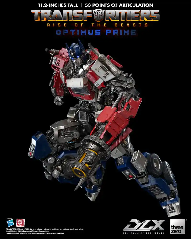 Transformers: Rise of the Beasts DLX Action Figure 1/6 Optimus Prime 28 cm termékfotó