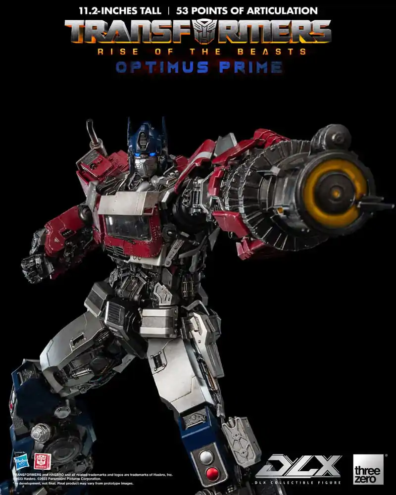 Transformers: Rise of the Beasts DLX Action Figure 1/6 Optimus Prime 28 cm termékfotó