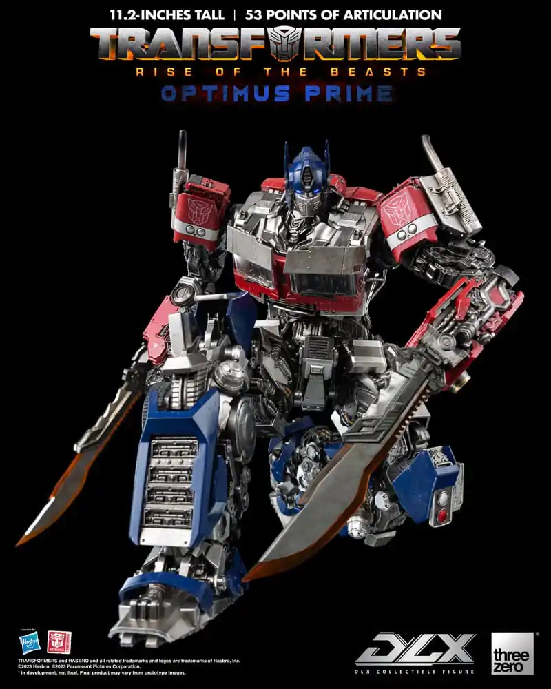 Transformers: Rise of the Beasts DLX Action Figure 1/6 Optimus Prime 28 cm termékfotó