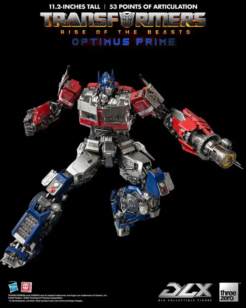 Transformers: Rise of the Beasts DLX Action Figure 1/6 Optimus Prime 28 cm termékfotó