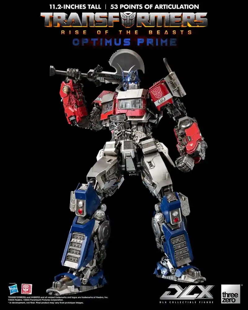 Transformers: Rise of the Beasts DLX Action Figure 1/6 Optimus Prime 28 cm termékfotó