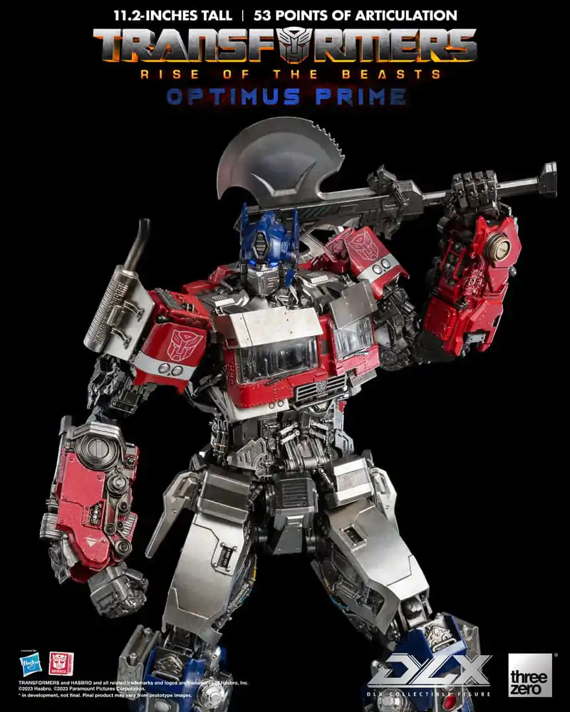 Transformers: Rise of the Beasts DLX Action Figure 1/6 Optimus Prime 28 cm termékfotó