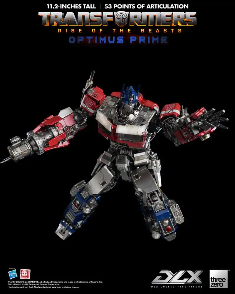 Transformers: Rise of the Beasts DLX Action Figure 1/6 Optimus Prime 28 cm termékfotó