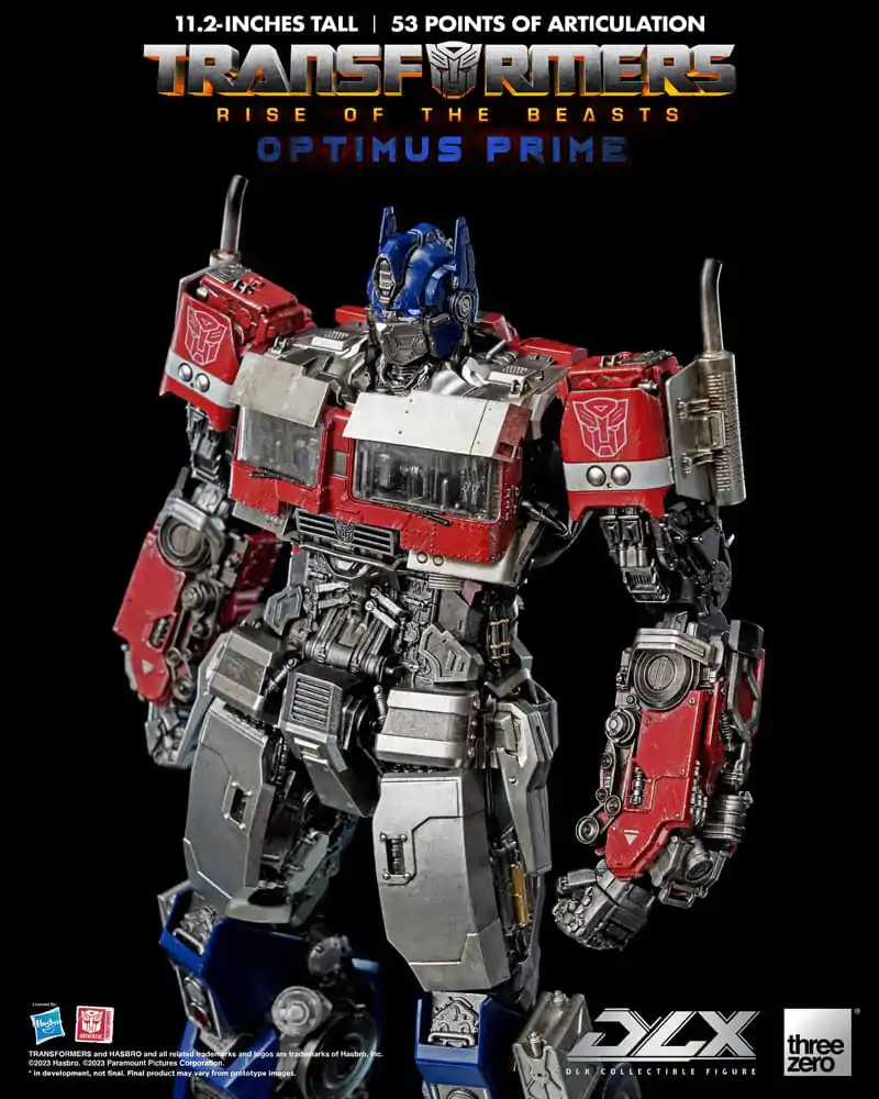 Transformers: Rise of the Beasts DLX Action Figure 1/6 Optimus Prime 28 cm termékfotó