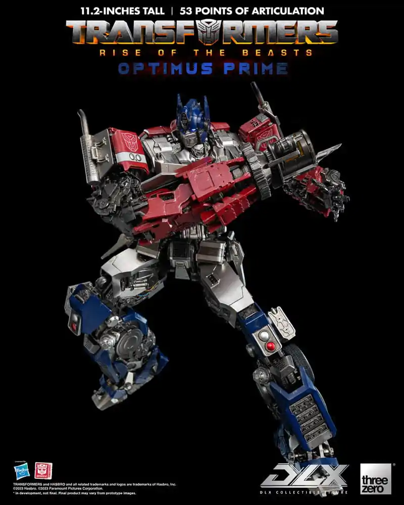 Transformers: Rise of the Beasts DLX Action Figure 1/6 Optimus Prime 28 cm termékfotó