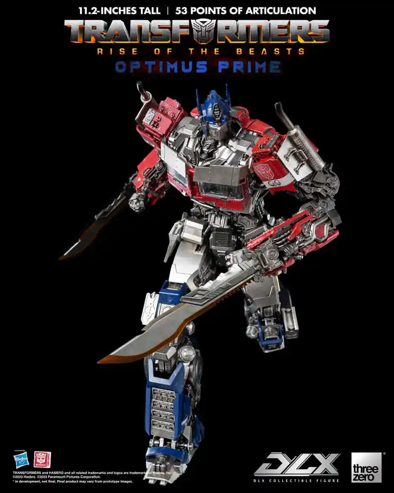 Transformers: Rise of the Beasts DLX Action Figure 1/6 Optimus Prime 28 cm termékfotó