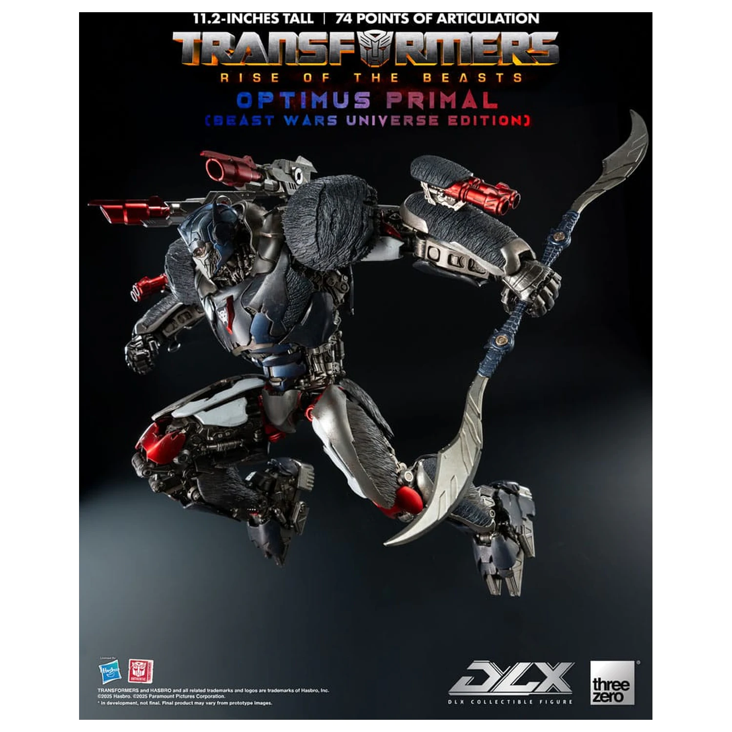 Transformers: Rise of the Beasts DLX Action Figure Optimus Primal (Beast Wars Universe Edition) 29 cm   product photo