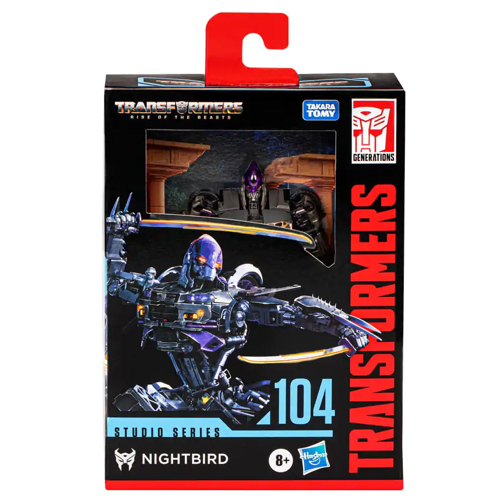 Transformers: Rise of the Beasts Generations Studio Series Deluxe Class Action Figure 104 Nightbird 11 cm product photo