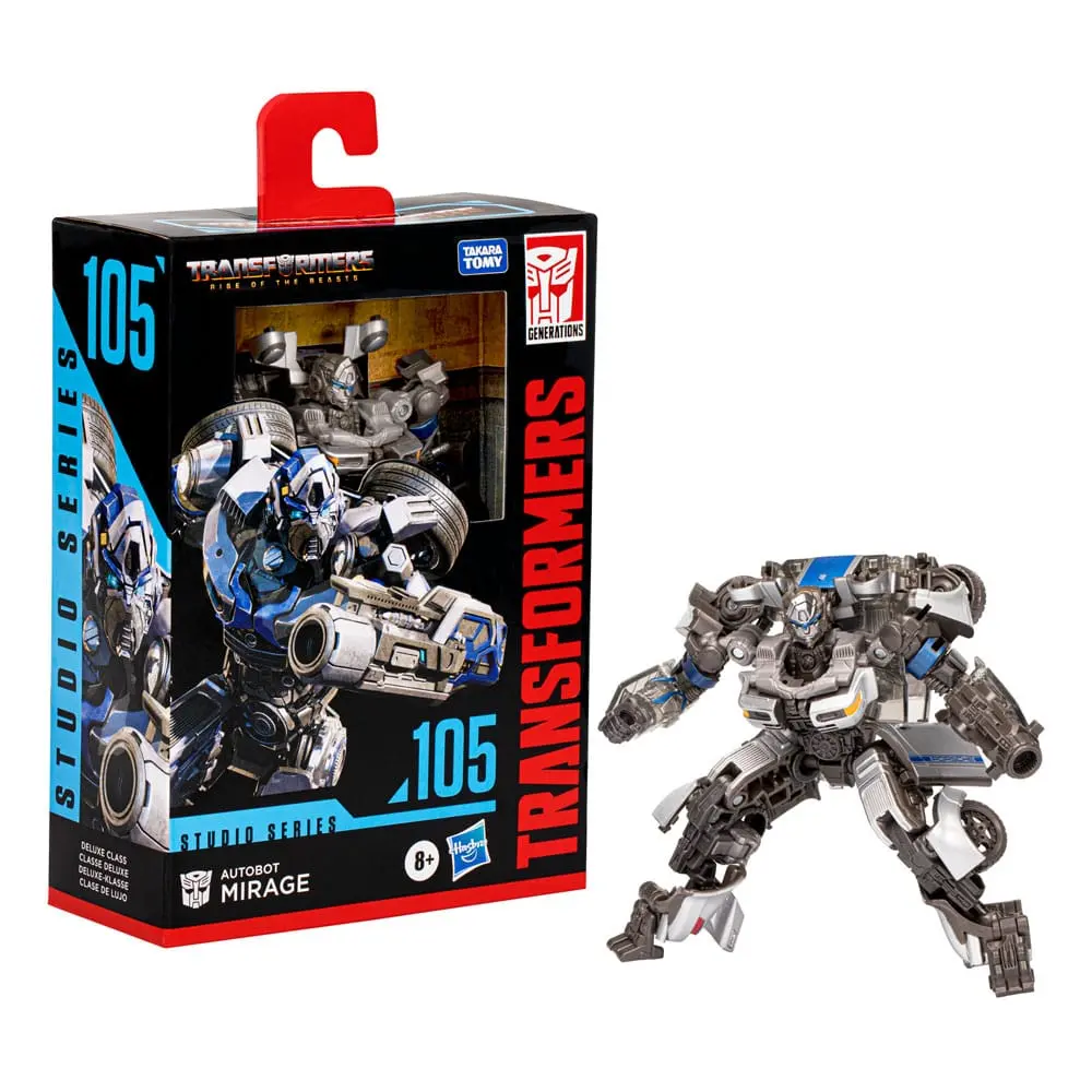 Transformers: Rise of the Beasts Generations Studio Series Deluxe Class Action Figure 105 Autobot Mirage 11 cm product photo