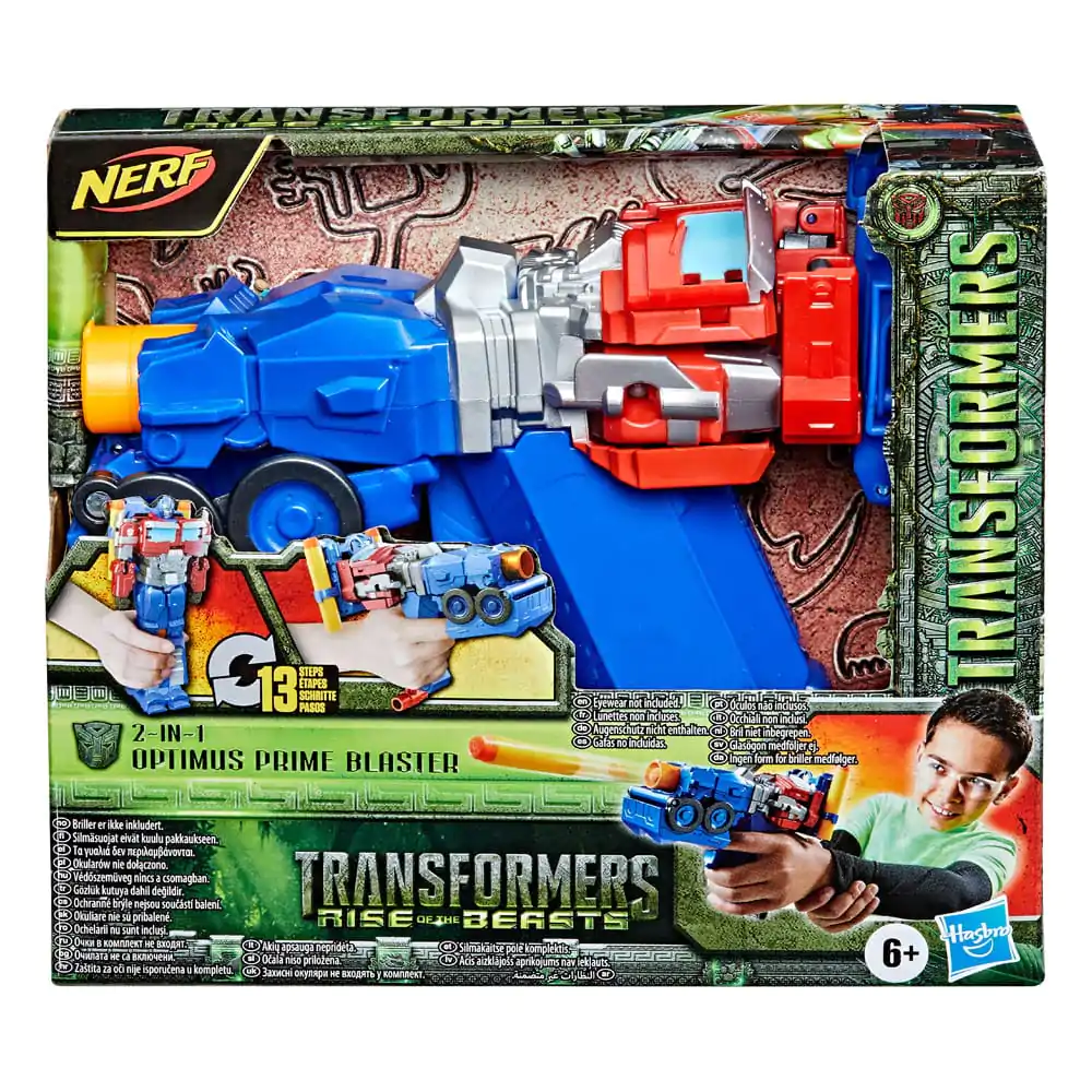 Transformers: Rise of the Beasts NERF 2-in-1 Blaster / Action Figure Optimus Prime 25 cm product photo