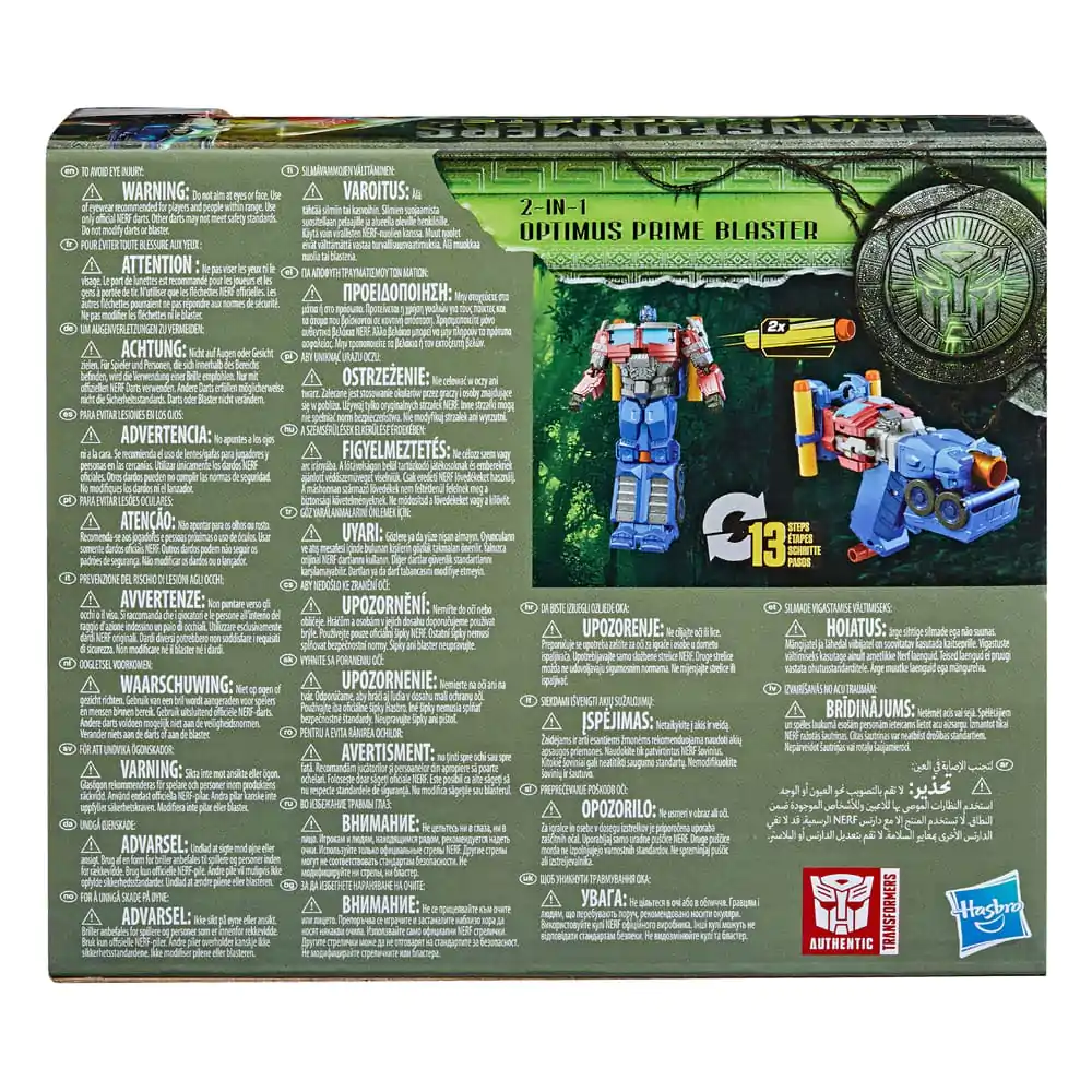 Transformers: Rise of the Beasts NERF 2-in-1 Blaster / Action Figure Optimus Prime 25 cm product photo