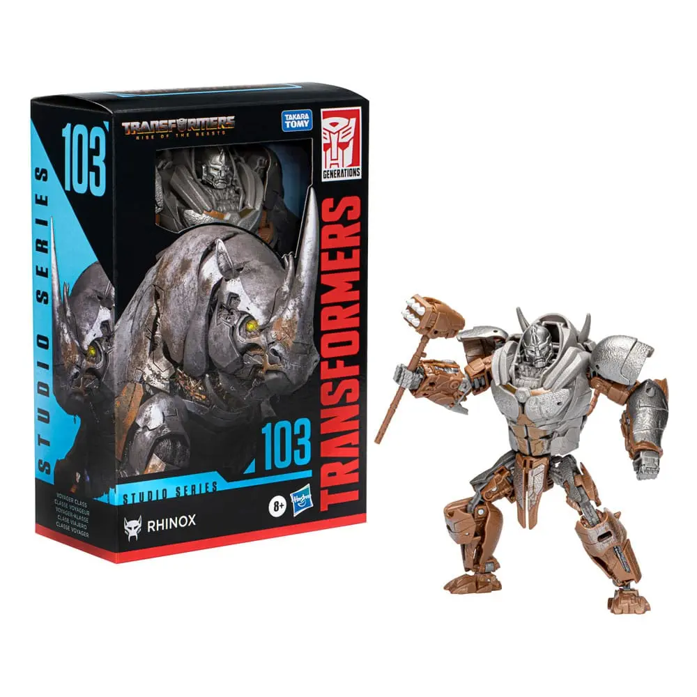 Transformers: Rise of the Beasts Studio Series Voyager Class Action Figure 103 Rhinox 16 cm product photo