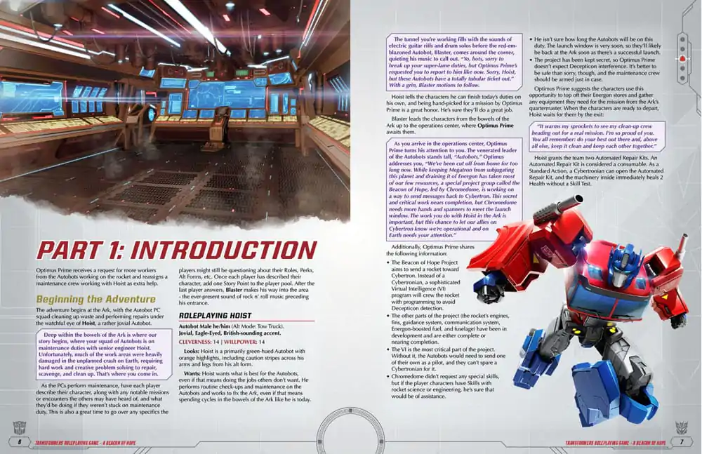 Transformers RPG A Beacon of Hope Adventure &amp; GM Screen *Englische Version* product photo