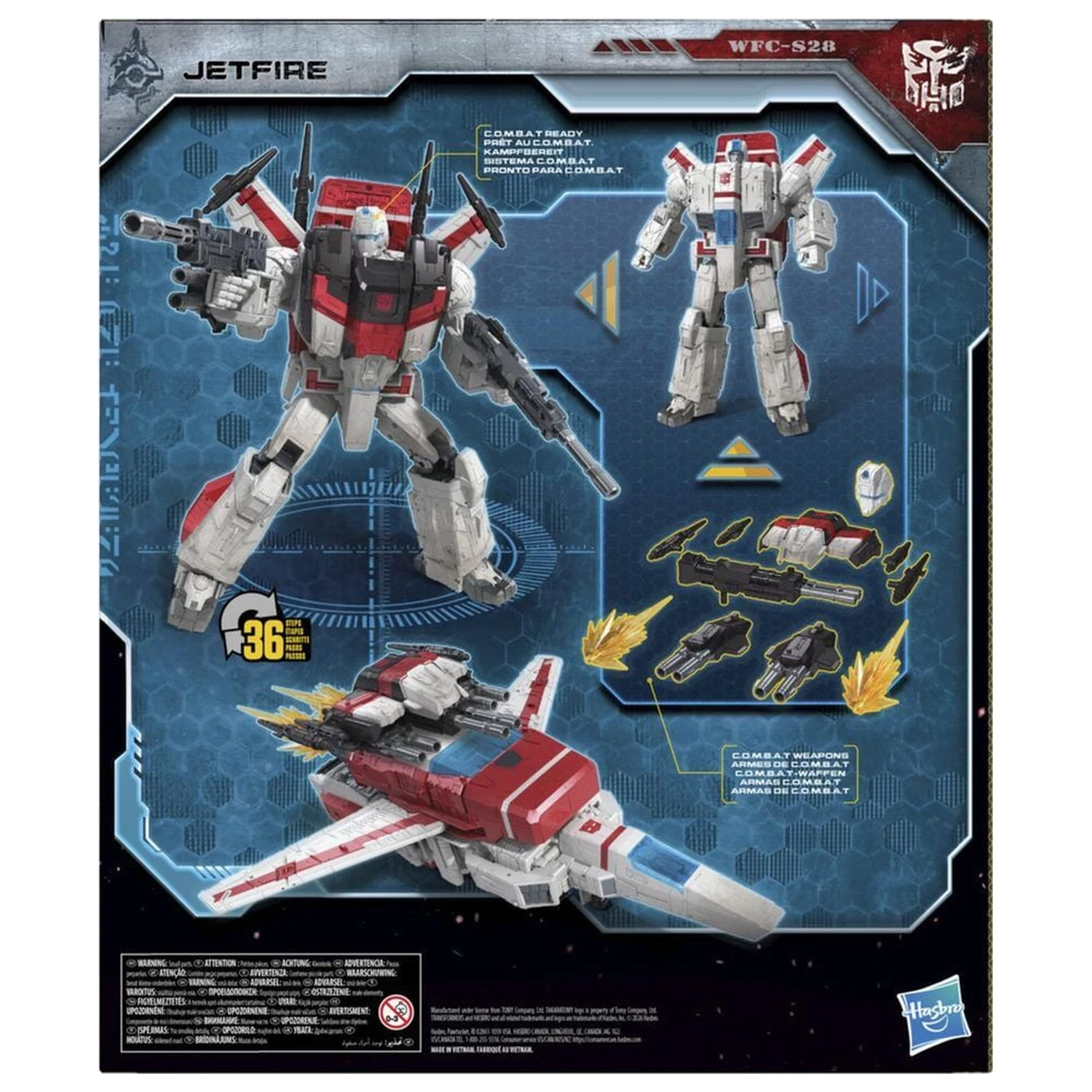 Transformers Siege War for Cybertron Jetfire figure 28cm product photo