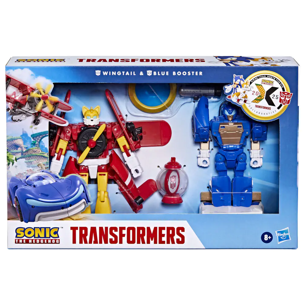 Transformers Sonic the Hedgehog Wingtail & Blue Booster figures 12,7cm termékfotó