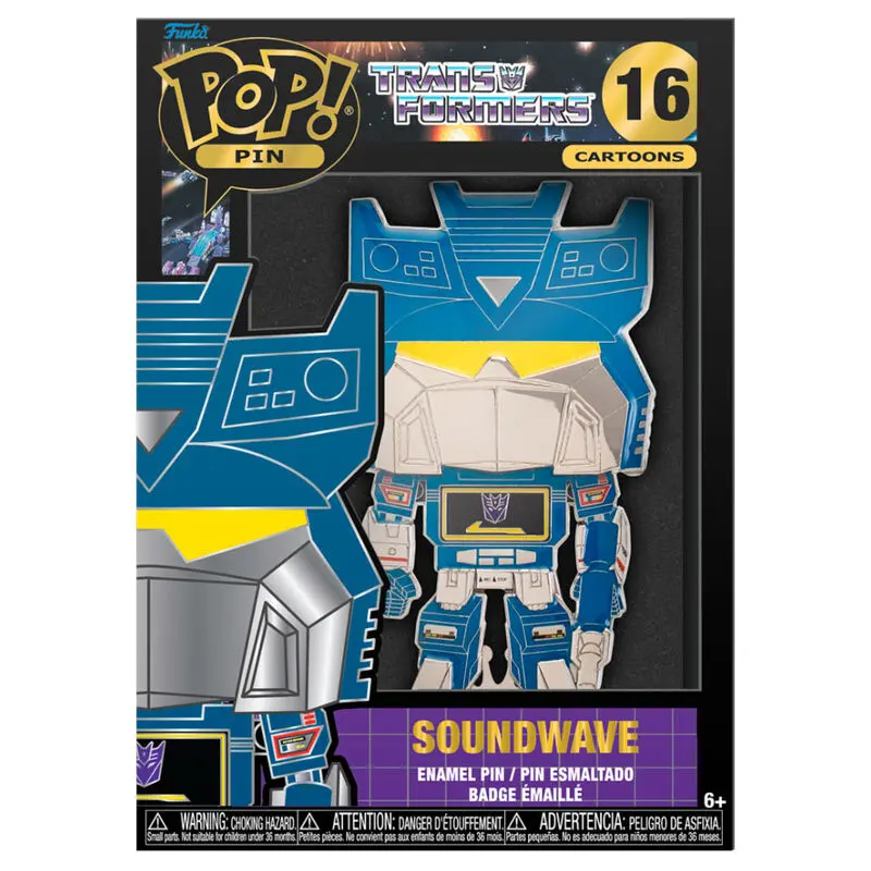 Transformers POP! Enamel Pin Soundwave 10 cm product photo