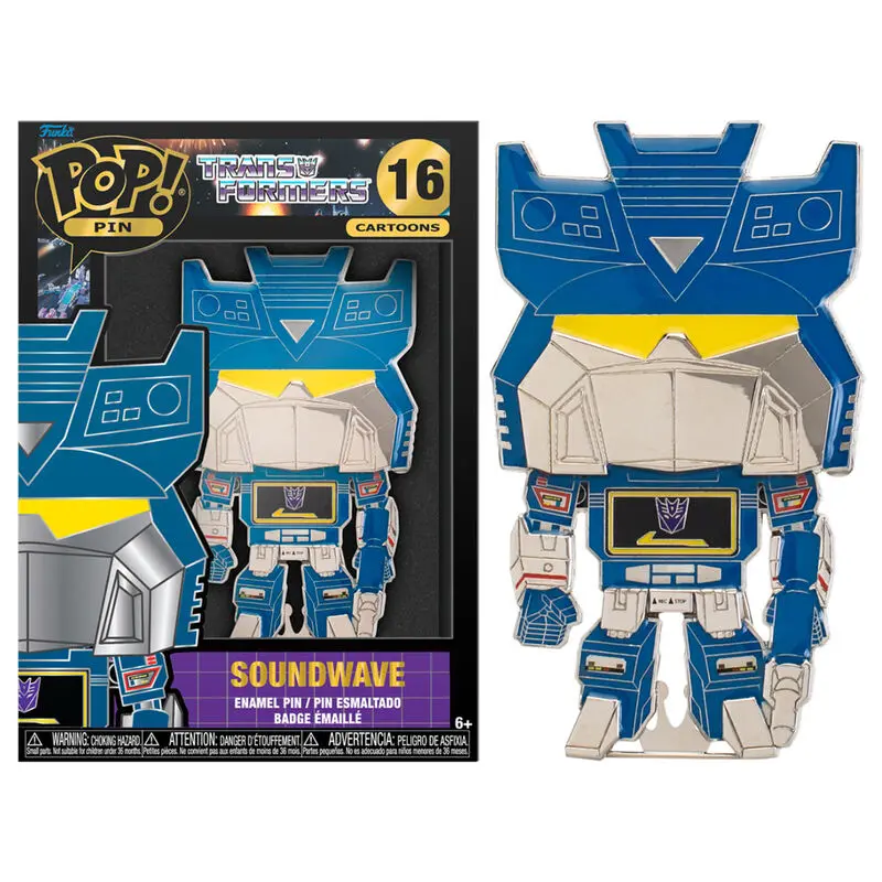 Transformers POP! Enamel Pin Soundwave 10 cm product photo