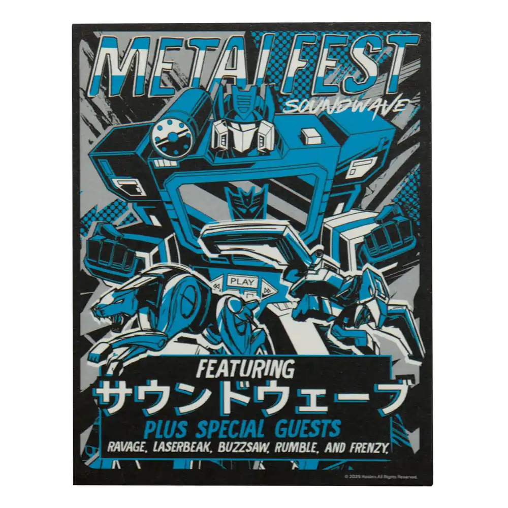 Transformers Replica Soundwave Cassette Limited Edition product photo