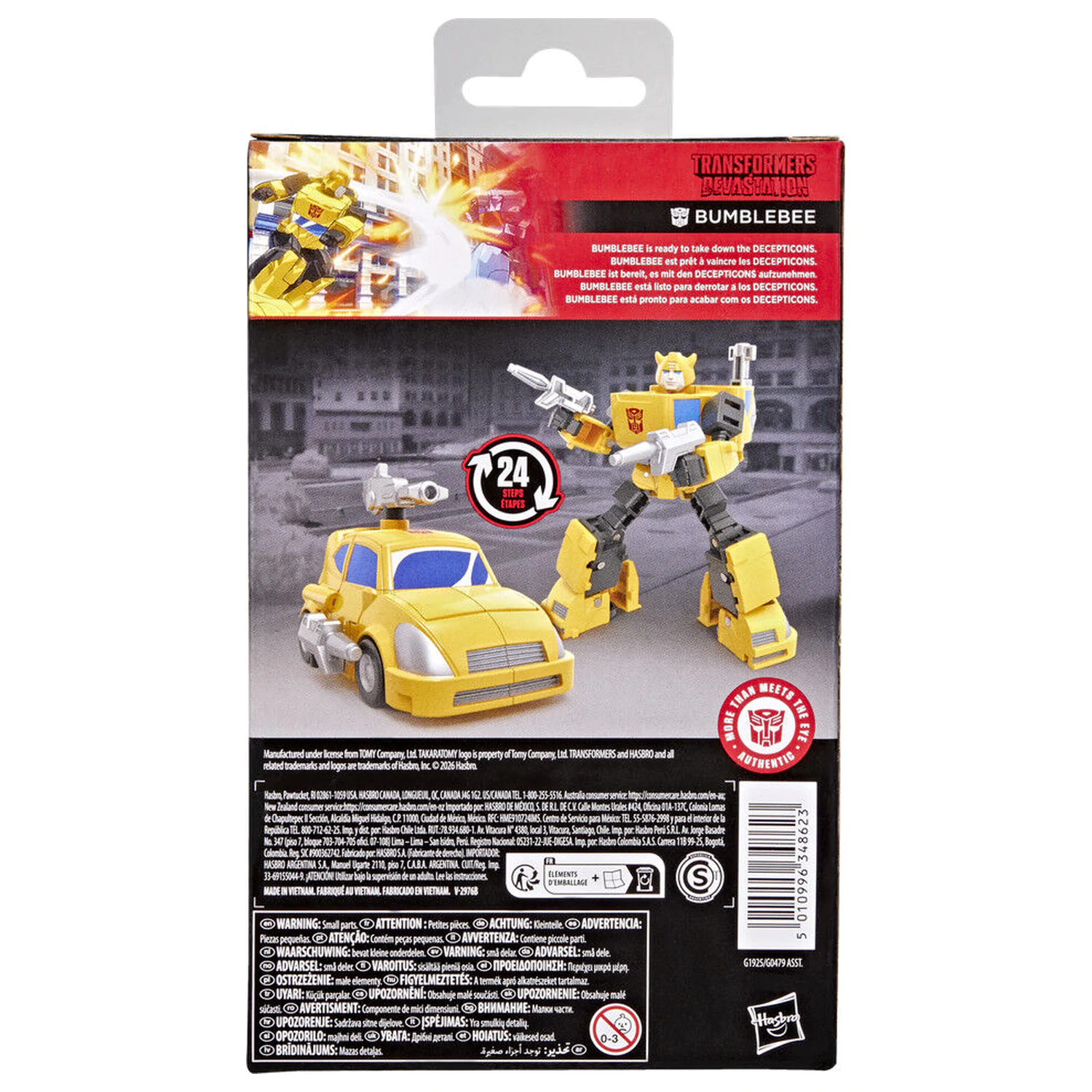 Transformers Studio Series - Transformers Devastation Deluxe Class Bumblebee figure 10,5cm product photo
