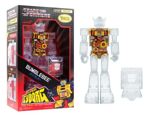 Transformers Super Cyborg Action Figure Bumblebee (Clear) 28 cm product photo
