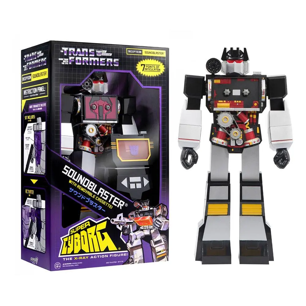 Transformers Action Figure Super Cyborg Soundwave (Soundblaster) 28 cm product photo