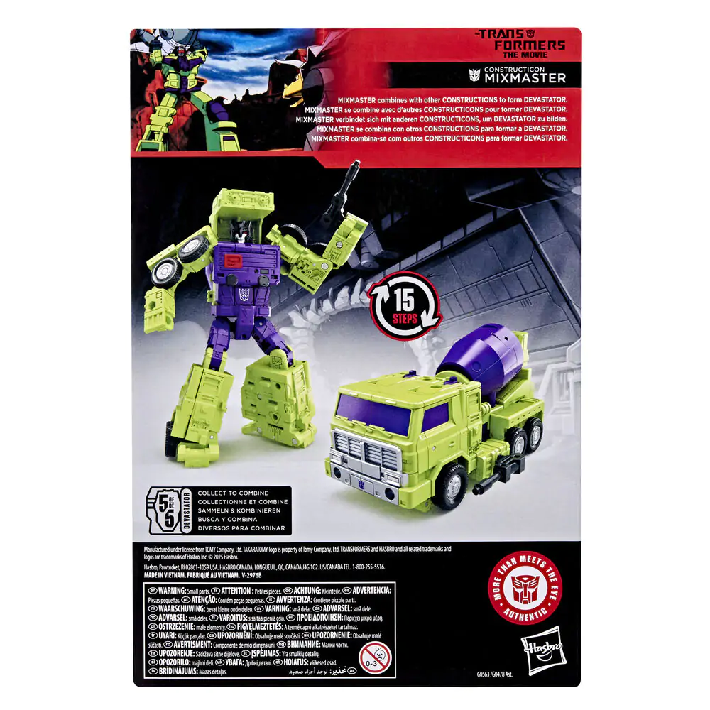 Transformers the Movie Studio Series Constructicon Mixmaster figure 11,5cm product photo