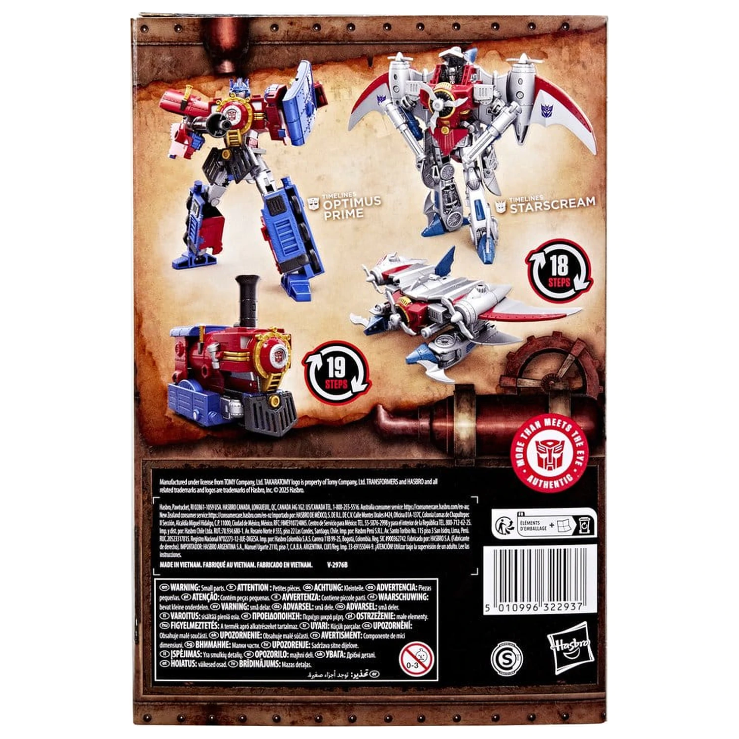 Transformers Timelines Hearts of Steel Comic Edition Action Figures Optimus Prime & Starscream 14 cm product photo
